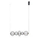 Italux PND-344221-5-BK LED mennyezeti függőlámpa Rabel | 18W LED | 1116lm | 3000K