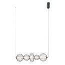 Italux PND-344221-5-BK LED mennyezeti függőlámpa Rabel | 18W LED | 1116lm | 3000K