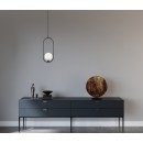 Italux PND-3965-1-BK mennyezeti függőlámpa Lupus G9