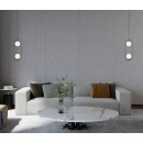 Italux PND-3965-2-BK mennyezeti függőlámpa Lupus G9