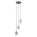Italux PND-40813-3R-HBR mennyezeti függőlámpa Torno E14