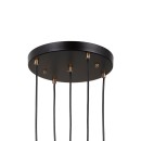 Italux PND-40813-5R-BK-HBR mennyezeti függőlámpa Torno E14