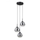Italux PND-40824-3-BK mennyezeti függőlámpa Felis E27