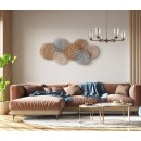 Italux PND-4215-6-HBR mennyezeti függőlámpa Perano | 6x5W G9