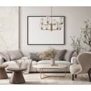 Italux PND-4215-8-HBR mennyezeti függőlámpa Perano | 8x5W G9