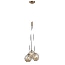 Italux PND-54456-3-HB-AMB mennyezeti függőlámpa Perlos | 3x5W G9