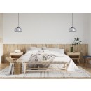 Italux 5906630853359 mennyezeti függőlámpa Ainale | 7W G9 | fekete | füstös