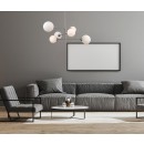 Italux PND-55342-6-SN mennyezeti függőlámpa Evora G9