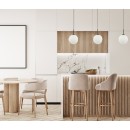 Italux PND-5578-1L-BK mennyezeti függőlámpa Deore E27