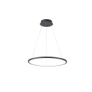 Italux PND-56135B-100RPC-BK LED mennyezeti függőlámpa Vinola | 58W integrált LED forrás | 2300lm | 3000+4000K