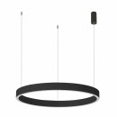 Italux PND-56215-080RPP-BK LED mennyezeti függőlámpa Brasco Down | 60W integrált LED forrás | 2900lm | 3000+4000K