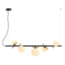 Italux PND-5622-5-BK-W mennyezeti függőlámpa Reverso G9