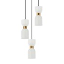 Italux PND-57602-3-BK+BRO mennyezeti függőlámpa Monza | 3x40W E27
