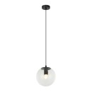 Italux PND-58867-1S-BK mennyezeti függőlámpa Sarpo E27
