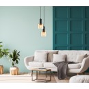 Italux PND-65342-1-BK+AMB mennyezeti függőlámpa Santia E27