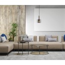Italux PND-65342-1-SC+SG mennyezeti függőlámpa Santia E27
