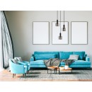 Italux PND-65342-3A-BK+SG mennyezeti függőlámpa Santia E27