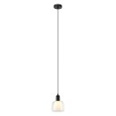 Italux PND-67594-1-BK+CL mennyezeti függőlámpa Lamezia E27