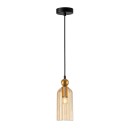 Italux PND-74839-1-GD-AMB mennyezeti függőlámpa Narisa E27
