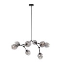 Italux PND-75075-8-BK-SG mennyezeti függőlámpa Ferral E27