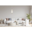 Italux 5906630854127 LED mennyezeti függőlámpa Corado | 15W integrált LED forrás | 3000K | aranyszínű | átlátszó