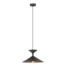 Italux PND-84432-1-GR mennyezeti függőlámpa Quelto E27