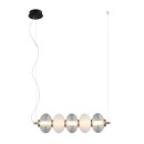 Italux PND-84938-4-BK LED mennyezeti függőlámpa Testa | 19W LED | 1200lm | 3000K