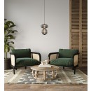 Italux PND-8545-2B-AB-SG LED mennyezeti függőlámpa Nico | 7W integrált LED forrás | 236lm | 3000K | fekete | füstös