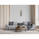 Italux PND-8545-3-AB-SG LED mennyezeti függőlámpa Nico | 15W integrált LED forrás | 363lm | 3000K | fekete | füstös