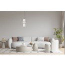 Italux 5906630852208 LED mennyezeti függőlámpa Balos | 23W integrált LED forrás | 3000K | fekete | barna | opál