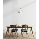 Italux PND-94794-4B-MLTI mennyezeti függőlámpa Cases | 40W E14 | átlátszó | fehér