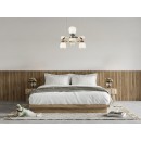 Italux PND-94981-4B-GD LED mennyezeti függőlámpa Evans | 33W integrált LED forrás | 3000K | aranyszínű | opál