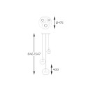 Zuma Line 003064-028135 LED mennyezeti függőlámpa ENCELADUS integrált LED forrás