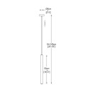 Zuma Line 003064-003493 LED mennyezeti függőlámpa LOYA integrált LED forrás