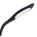Globo 58271BLED asztali lámpa Pattaya 1x9W | 620lm | 3000-4000-6500K - USB, szabályozható, érintőkapcsoló, hajlékony kar, fekete