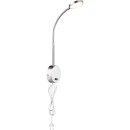 Globo 24103W LED fali lámpa Pegasi 1x6W | 450lm | 3000K - mozgatható kar, króm