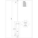 Globo 16060 LED mennyezeti függőlámpa PELO | 2W integrált LED forrás | 60lm | 3000K