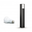 Philips Hue 16474/93/P0 kültéri oszloplámpa Turaco 1x9,5W|2700K|E27 - White