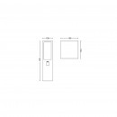 Philips Hue 17431/30/P7 LED kerti oszloplámpa Impress 2x8W | 1200lm | 2200-6500K | IP44 | RGB - White and Color Ambiance, szabályozható, fekete