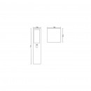 Philips Hue 17432/30/P7 kültéri oszloplámpa Impress 1x8W|2200-6500K|RGB|IP44 - White and Color Ambiance