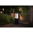 Philips Hue 17434/30/P7 LED kerti oszloplámpa Impress 1x8W | 1200lm | 2200-6500K | IP44 | RGB - Fehér és színes Ambiance, szabályozható, állítható világítási hőmérséklet, ZigBee, fekete
