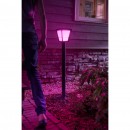Philips Hue 17442/30/P7 LED kerti oszloplámpa Econi 1x15W | 1150lm | 2200-6500K | IP44 | RGB -White and Color Ambiance, szabályozható, állítható világítási hőmérséklet, fekete