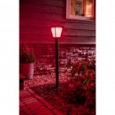 Philips Hue 17442/30/P7 LED kerti oszloplámpa Econi 1x15W | 1150lm | 2200-6500K | IP44 | RGB -White and Color Ambiance, szabályozható, állítható világítási hőmérséklet, fekete