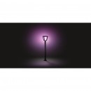Philips Hue 17442/30/P7 LED kerti oszloplámpa Econi 1x15W | 1150lm | 2200-6500K | IP44 | RGB -White and Color Ambiance, szabályozható, állítható világítási hőmérséklet, fekete