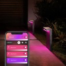 Philips Hue 17455/30/P7 LED kerti oszloplámpa Nyro 1x13,5W | RGB - White and Color Ambiance
