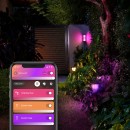 Philips Hue 17459/30/P7 LED kültéri fali lámpa Impress 2x8W | RGB - White and Color Ambiance