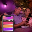 Philips Hue 17461/30/P7 LED kültéri fali lámpa Attract 1x8W | RGB - White and Color Ambiance