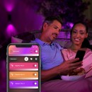 Philips Hue 17463/30/P7 LED kültéri fali lámp Appear 2x8W | RGB - White and Color Ambiance
