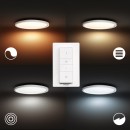 Philips Hue 32164/31/P6 LED mennyezeti paneles lámpa Aurelle 1x24,5W | 2200-6500K - Bluetooth, távirányítóval