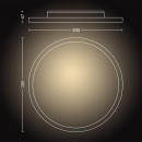 Philips Hue 32164/31/P6 LED mennyezeti paneles lámpa Aurelle 1x24,5W | 2200-6500K - Bluetooth, távirányítóval